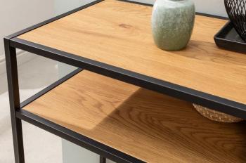 sidetable wandkast eiken zwart