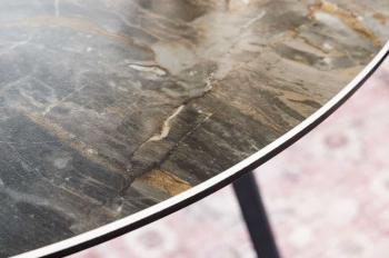 salontafel taupe marmer optiek 70 cm