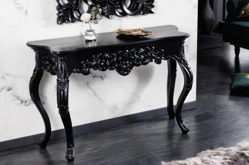 barok sidetable zwart 110 cm