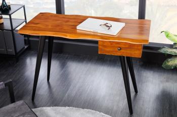 laptop bureau massief hout 110 cm