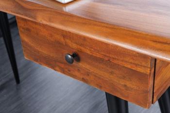 laptop bureau massief hout 110 cm