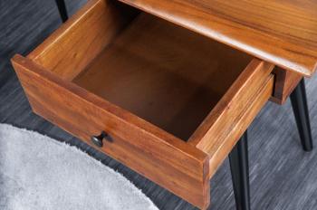 laptop bureau massief hout 110 cm