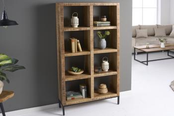 Vooraanzicht highboard mango rotan 170 cm