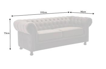 chesterfield bankstel fluweel grijs