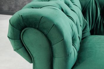 bankstel fluweel groen