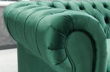 bankstel fluweel groen