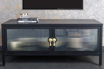 tv-meubel zwart metaal 90 cm