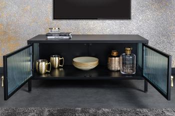 tv-meubel zwart metaal 90 cm