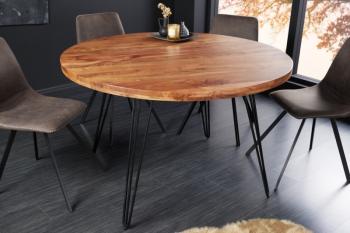 ronde tafel acacia hout 120 cm