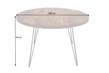 ronde tafel acacia hout 120 cm