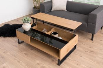 salontafel eiken met lift