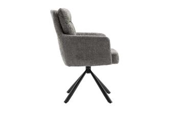 Moderne draaibare stoel grijs