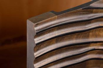 highboard Zen circle mangohout bruin