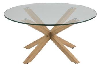 salontafel rond glas