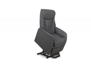 Relaxfauteuil grijs met sta op functie