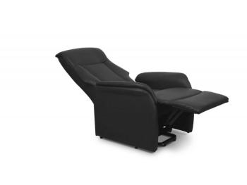 Relaxfauteuil zwart met sta op functie