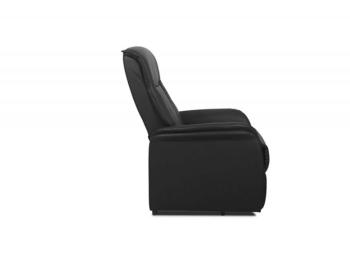 Relaxfauteuil zwart met sta op functie