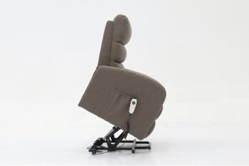 sta op fauteuil taupe