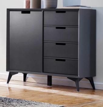 Sideboard grijs en wit 93 cm