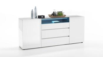 hoogglans dressoir wit