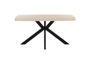 ovale eetkamertafel barok beige keramiek 160 cm
