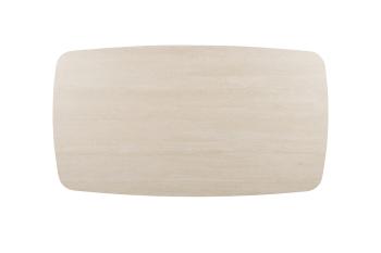 ovale eetkamertafel barok beige keramiek 160 cm