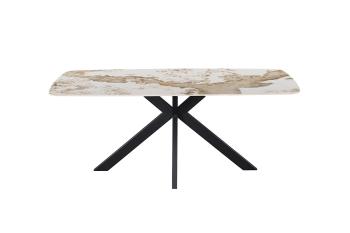 ovale eetkamertafel keramiek pandora glanzend 180 cm