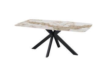 ovale eetkamertafel keramiek pandora glanzend 180 cm