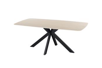 ovale eetkamertafel travertin beige keramiek 180 cm