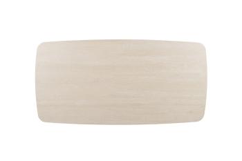 ovale eetkamertafel travertin beige keramiek 180 cm