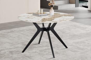 Ronde eettafel keramiek pandora glanzend 120 cm