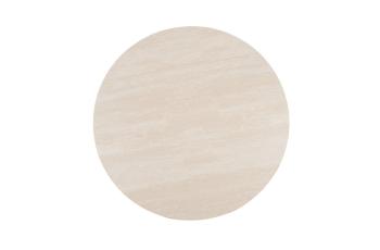 Ronde eettafel keramiek travertin look 120 cm