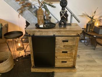 dressoir mangohout 100 cm