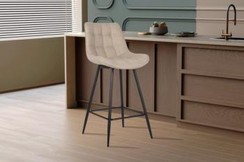 barstoel beige stof