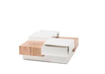 Ronde salontafel set mango naturel