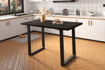 industriële countertafel mangohout 160 cm