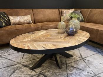 ovale mango salontafel