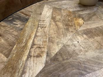 ovale mango salontafel