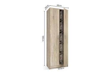 opbergkast eiken sonoma 60 cm 2 deuren