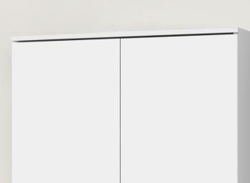 opbergkast wit 80 cm 2 deuren