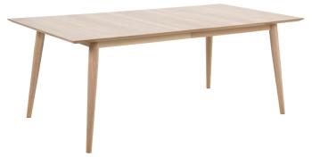 uitschuifbare tafel wit eiken