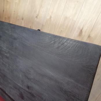 zwarte tafel mangohout 240 cm