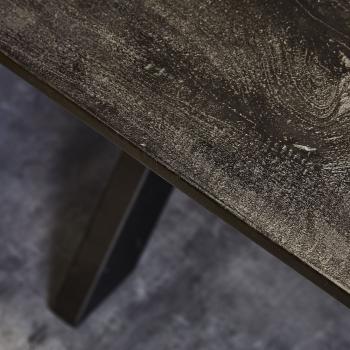 zwarte tafel mangohout 200 cm