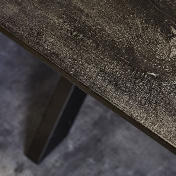 zwarte tafel mangohout 200 cm