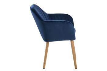 eetkamerstoelen armleuning donkerblauw