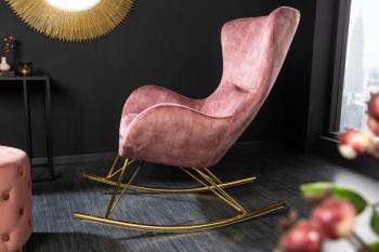 schommel fauteuil roze