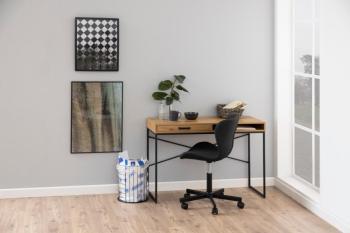 Bureau eikenlook met lade 110 cm