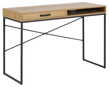 Bureau eikenlook met lade 110 cm