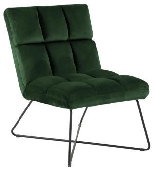 fauteuil velours groen