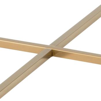 ronde salontafel zwart goud -80 cm 